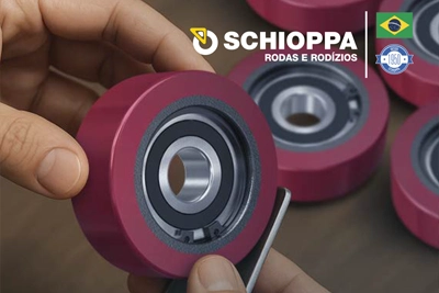 Rodas Transportadoras para Esteiras de Aeroporto